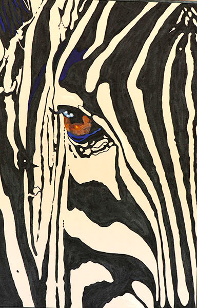 Zebra Oil on canvas